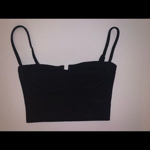 Black Crop Top